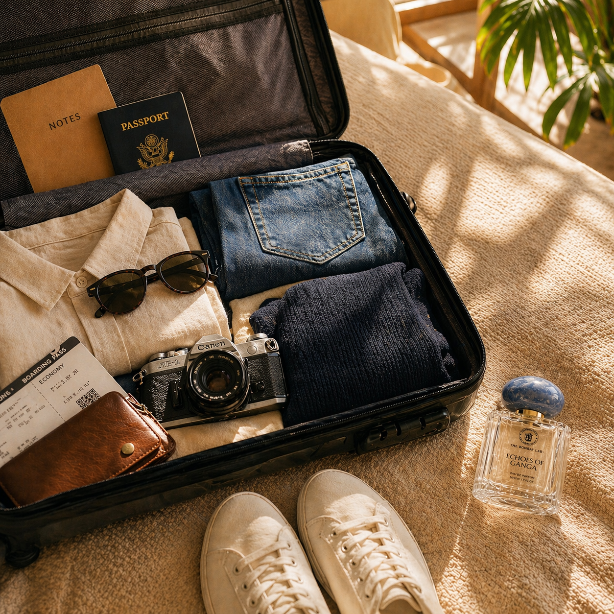 Your Suitcase Is Packed. Your Scent Isn’t. Here’s How to Fix That.